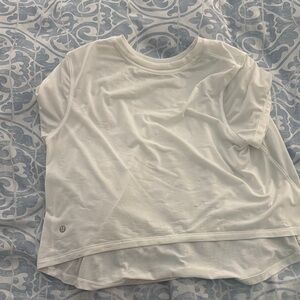 Lululemon Athletica Short Sleeve Tee in Classic White